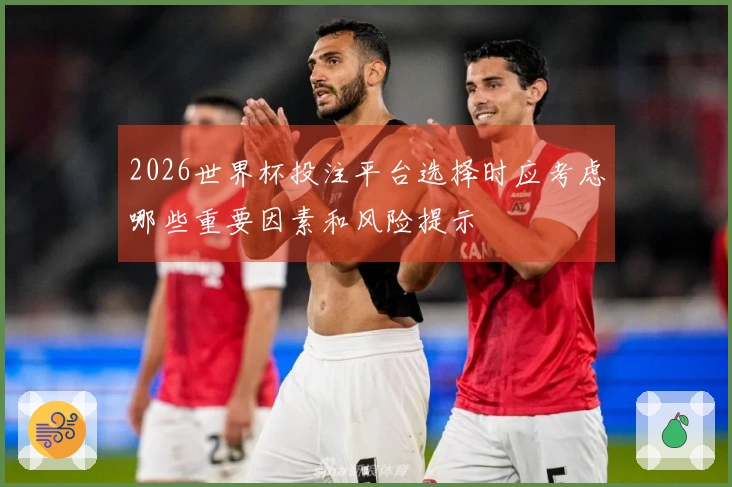 2026世界杯投注平台选择时应考虑哪些重要因素和风险提示